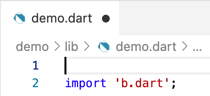 The code snippet in Visual Studio Code after removing unused imports.