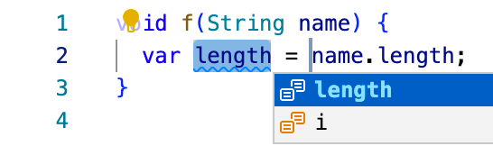 Visual Studio Code after extracting a local variable.